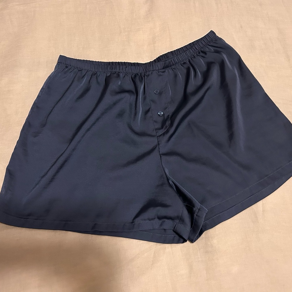 BP. navy boxer sleep shorts